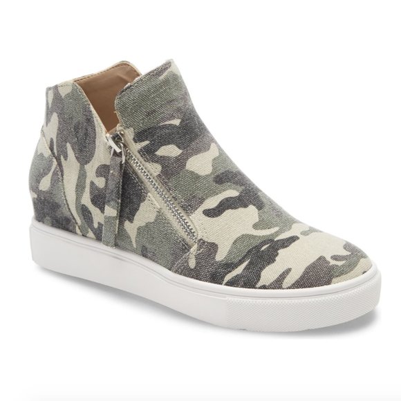 steve madden caliber high top sneaker camo